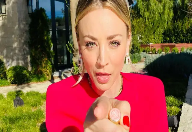 Kaley Cuoco Showcases Doggy-Style Undies She’ll Be Wearing ’24/7′