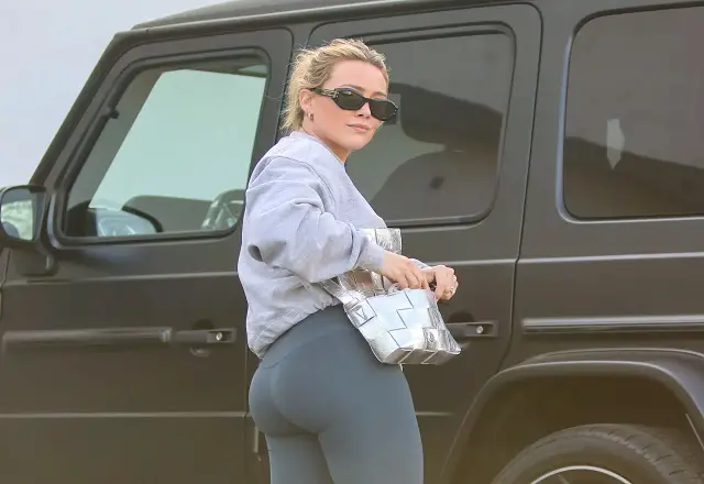 Hilary Duff’s B00tylicious B00ty In Workout Leggings Will Make You Sweat!