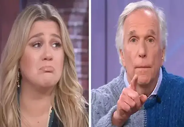 OMG!Kelly Clarkson left in tears after Henry Winkler shares advice for her dyslexic daughter