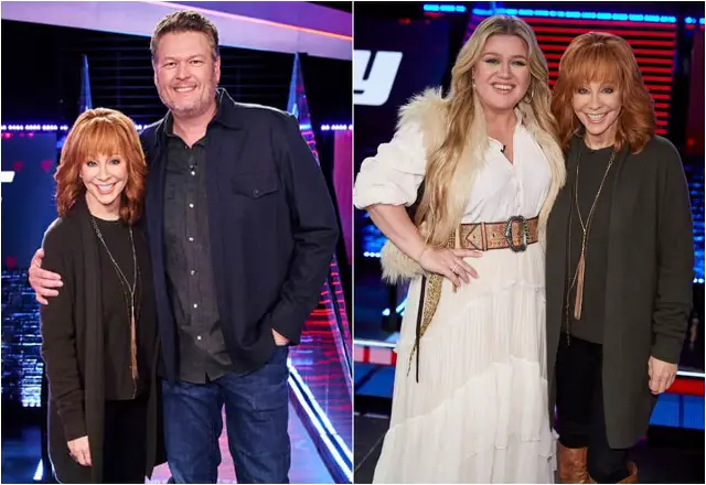 Kelly Clarkson and Blake Shelton Reflect On Their History With Reba McEntire Ahead Of ‘The Voice’ Knockouts