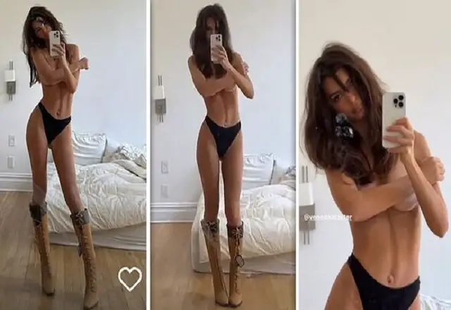 Emily Ratajkowski dungeon s£x scene leaked as she squeezes asset in hot string bikini