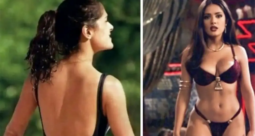 It’s no secret Salma Hayek is a fan of bikini photo shoots.