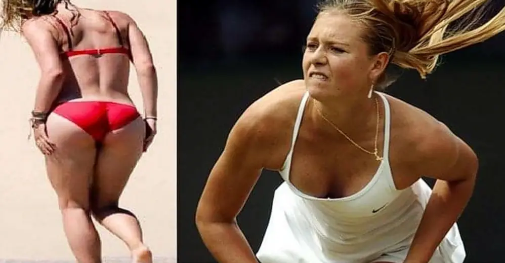 Maria Sharapova rolled around seductively on a couch, took a shower, went without a bra (or pants, for that matter)