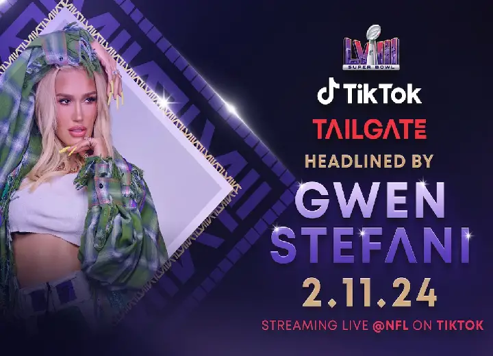 Gwen Stefani to Headline TikTok’s Super Bowl 2024 Tailgate Livestream