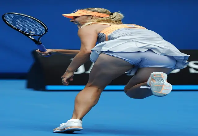 Maria Sharapova  upskirt of her panties and nice ass.__ See Photos